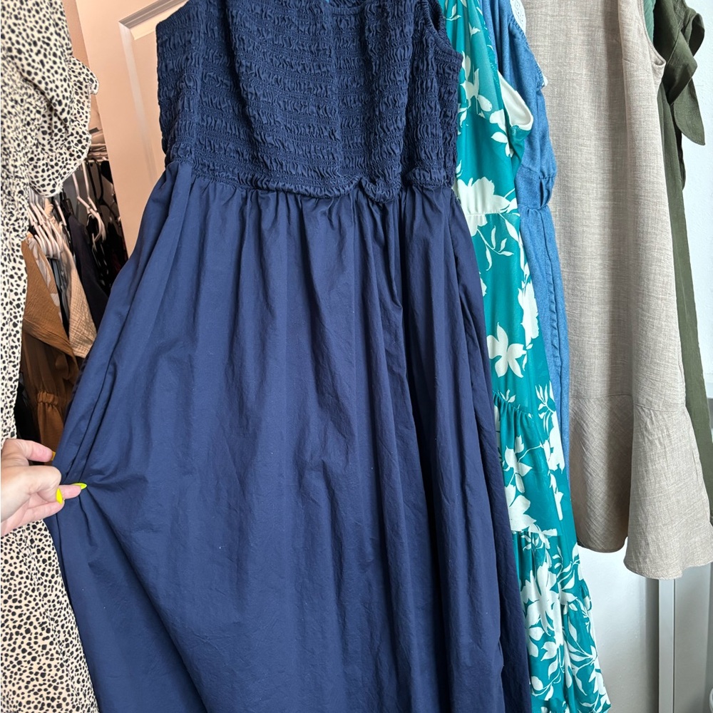 Old Navy Navy Blue Dress